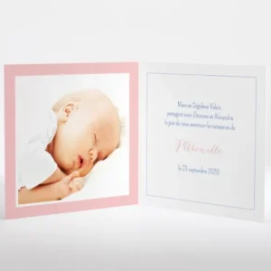 Faire-part de naissance Elegante ballerine livret*Faire-part Elégant Hot