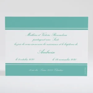 Faire-part de naissance Elegance vitaminee*Faire-part Elégant Best