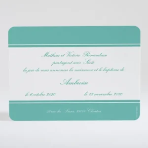 Faire-part de naissance Elegance vitaminee*Faire-part Elégant Best
