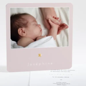 Faire-part de naissance Elegante etoile*Faire-part Elégant New