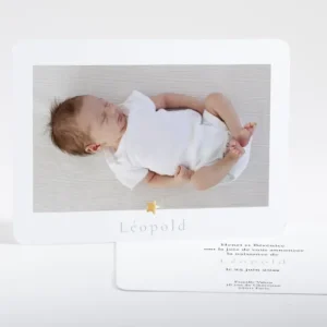Faire-part de naissance Elegante etoile paysage*Faire-part Elégant Outlet