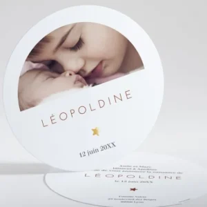 Faire-part de naissance Elegante etoile*Faire-part Elégant Hot