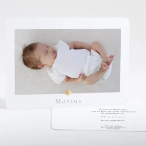 Faire-part de naissance Elegante etoile paysage*Faire-part Elégant Outlet