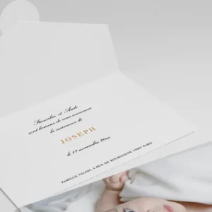 Faire-part de naissance Elementaire*Faire-part Elégant Clearance