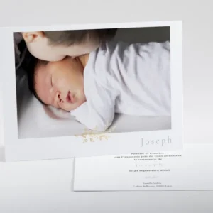 Faire-part de naissance Elegant feuillage*Faire-part Elégant Clearance