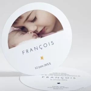 Faire-part de naissance Elegante etoile*Faire-part Elégant Hot