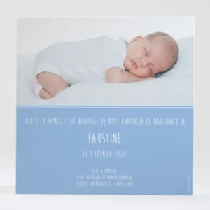 Faire-part de naissance Envol de petales*Faire-part Elégant Hot