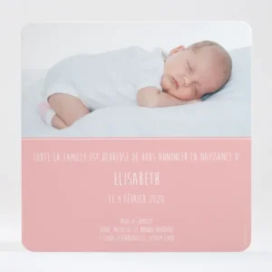 Faire-part de naissance Envol de petales*Faire-part Elégant Hot