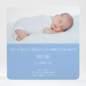 Faire-part de naissance Envol de petales*Faire-part Elégant Hot