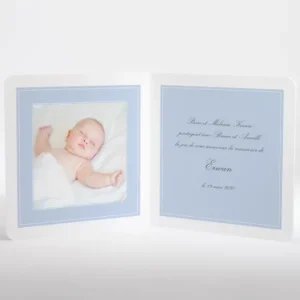 Faire-part de naissance En chaussures bateau*Faire-part Elégant Discount