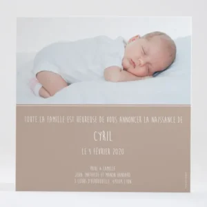 Faire-part de naissance Envol de petales*Faire-part Elégant Hot