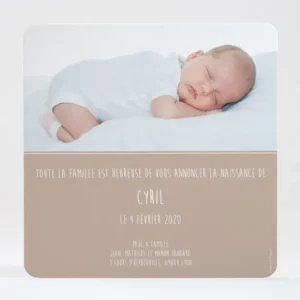 Faire-part de naissance Envol de petales*Faire-part Elégant Hot