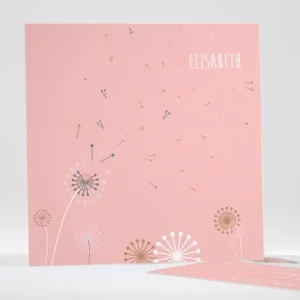 Faire-part de naissance Envol de petales*Faire-part Elégant Hot