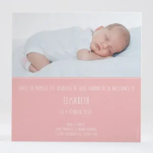 Faire-part de naissance Envol de petales*Faire-part Elégant Hot