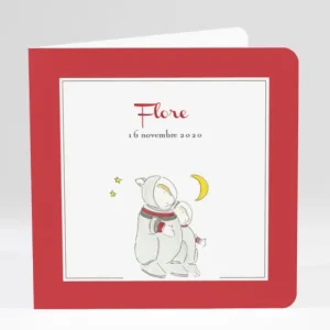 Faire-part de naissance Espace*Faire-part Elégant Clearance