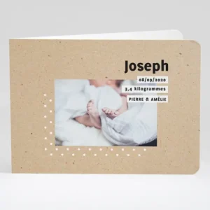 Faire-part de naissance Esprit vintage*Faire-part Elégant Sale