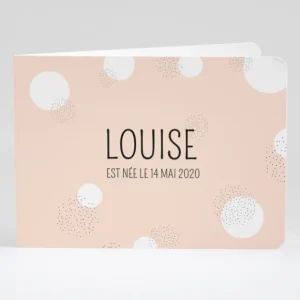 Faire-part de naissance Etincelles*Faire-part Elégant Fashion