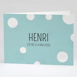 Faire-part de naissance Etincelles*Faire-part Elégant Fashion