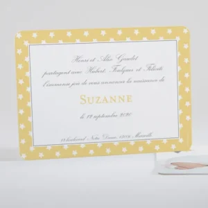 Faire-part de naissance Etoiles tendance*Faire-part Elégant Clearance