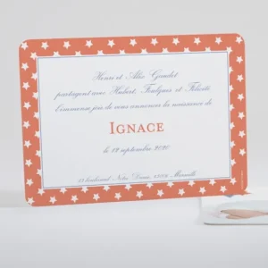 Faire-part de naissance Etoiles tendance*Faire-part Elégant Clearance