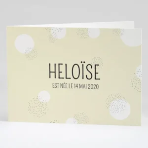 Faire-part de naissance Etincelles*Faire-part Elégant Fashion