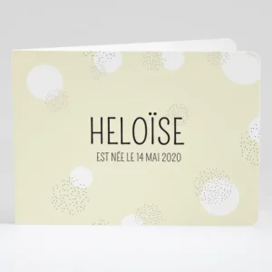 Faire-part de naissance Etincelles*Faire-part Elégant Fashion