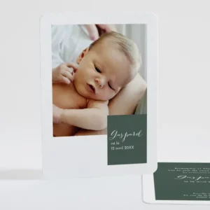 Faire-part de naissance Evenement*Faire-part Elégant New