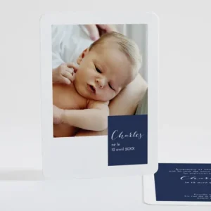 Faire-part de naissance Evenement*Faire-part Elégant New