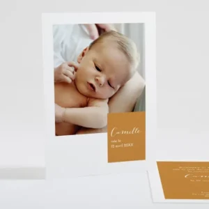 Faire-part de naissance Evenement*Faire-part Elégant New