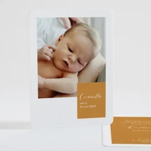 Faire-part de naissance Evenement*Faire-part Elégant New