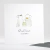 Faire-part de naissance Famille simple*Faire-part Elégant Online