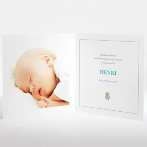 Faire-part de naissance Famille cactus*Faire-part Elégant Clearance