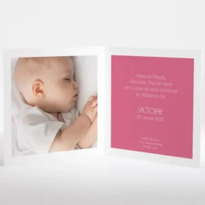 Faire-part de naissance Fais un voeu*Faire-part Elégant New