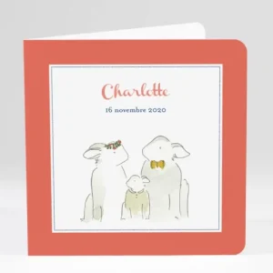 Faire-part de naissance Famille*Faire-part Elégant Discount