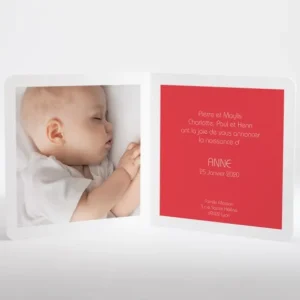 Faire-part de naissance Fais un voeu*Faire-part Elégant New