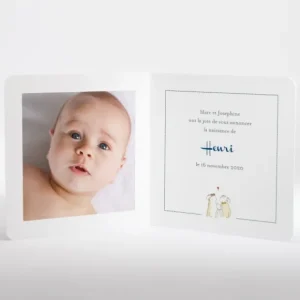 Faire-part de naissance Famille*Faire-part Elégant Discount