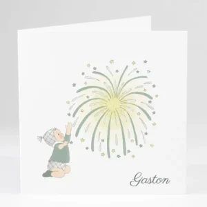 Faire-part de naissance Feu d'artifice*Faire-part Elégant Discount