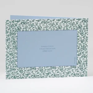Faire-part de naissance Feuillage dore*Faire-part Elégant Online