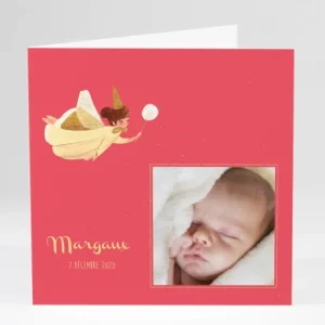 Faire-part de naissance Fee*Faire-part Elégant Hot