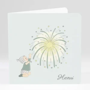 Faire-part de naissance Feu d'artifice*Faire-part Elégant Discount