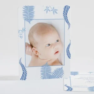 Faire-part de naissance Feuilles colorees*Faire-part Elégant Sale