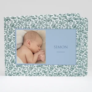 Faire-part de naissance Feuillage dore*Faire-part Elégant Online