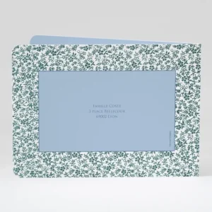 Faire-part de naissance Feuillage dore*Faire-part Elégant Online