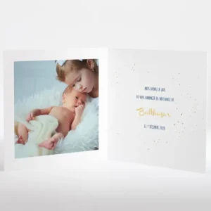 Faire-part de naissance Fee*Faire-part Elégant Hot