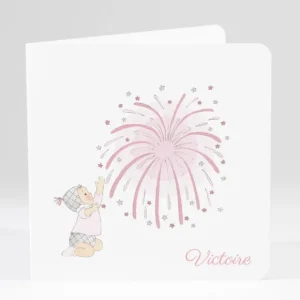 Faire-part de naissance Feu d'artifice*Faire-part Elégant Discount