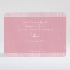 Faire-part de naissance Fine cordelette*Faire-part Elégant Clearance