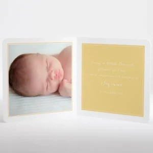 Faire-part de naissance Fil a linge chic Fille*Faire-part Elégant Best