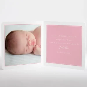 Faire-part de naissance Fil a linge chic Fille*Faire-part Elégant Best