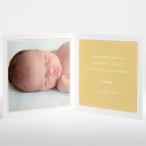Faire-part de naissance Fil a linge chic Garcon*Faire-part Elégant Sale
