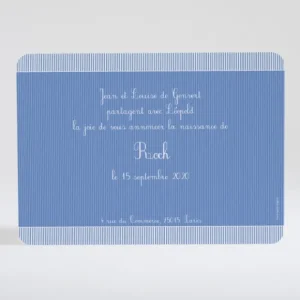 Faire-part de naissance Fine cordelette*Faire-part Elégant Clearance